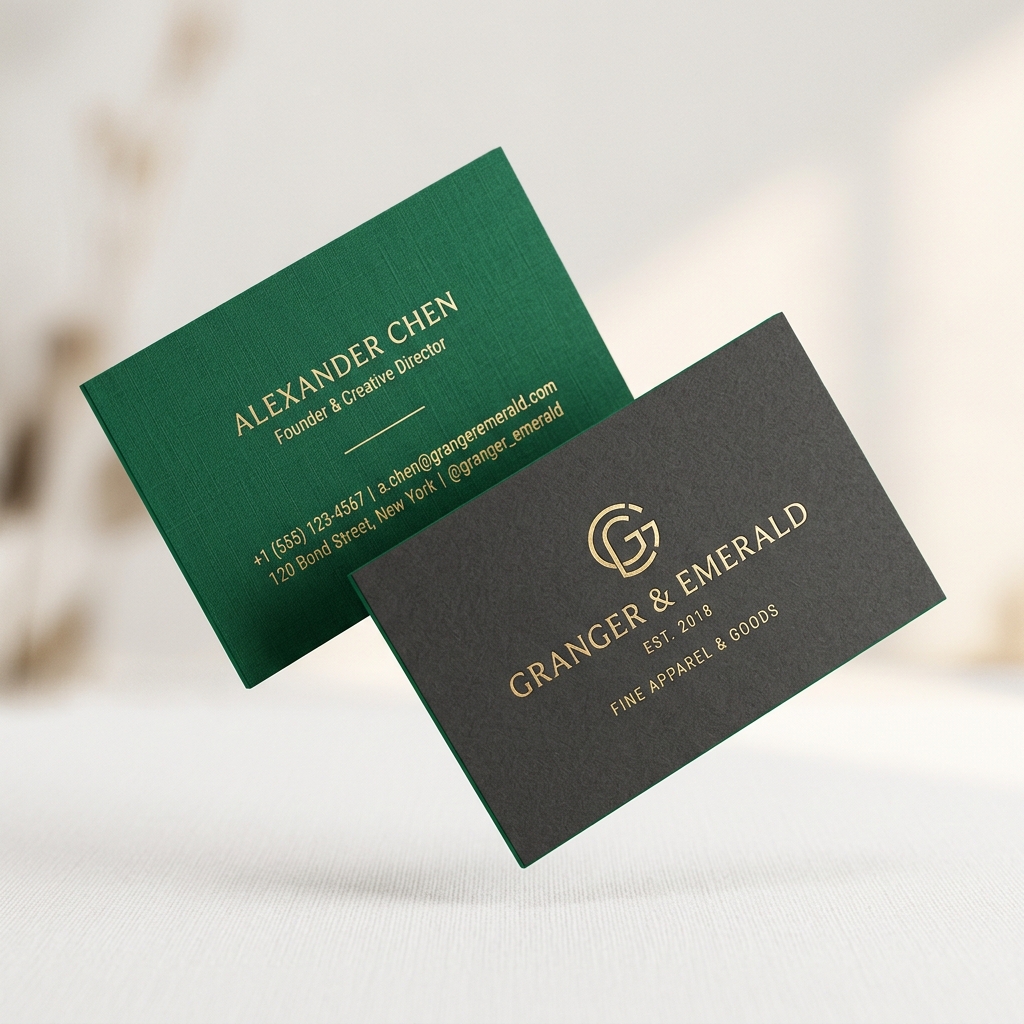 Business card design Sydney preview mockup